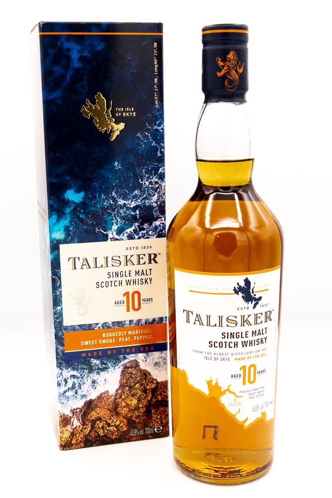 Whisky Ecossais - Talisker 10 ans - Single Malt - Ile de Skye