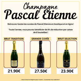 Découvrez et fêtez vos différents événements avec les champagnes de Pascal Etienne ! 