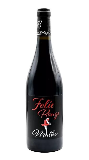 Blaye Côtes de Bordeaux - Wilfried Bourceau - Folie Rouge 100 % Malbec - 2020